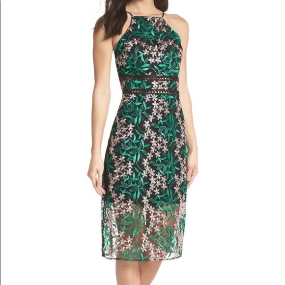 Sam Edelman Dresses & Skirts - Sam Edelman Embroidered Lace Pencil Dress Size 2 NWOT